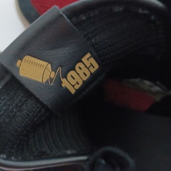 Nike High-Top Sneakers in Black and Red - Picture 9 of 14